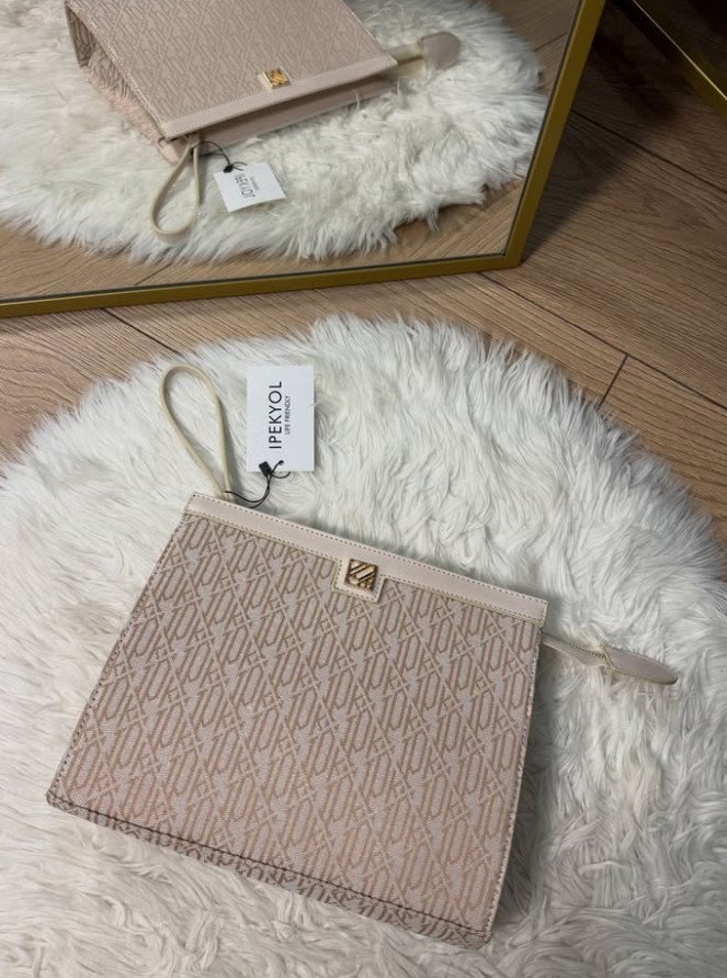 İPEKYOL Clutch · Krem